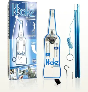 Poleish Sports Bottle Bash Brands Hookz LED Ring on a String Game (All Weather - Indoor or Outdoor)