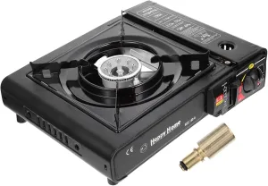 POPETPOP Aluminum Alloy Portable Gas Stove Camping Stove Cassette Lightweight for Outdoor Cooking