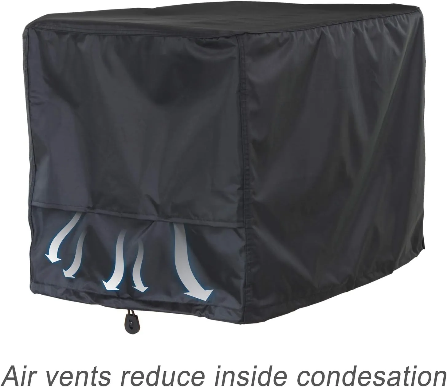 Porch Shield Waterproof Universal Generator Cover 26 x 20 x 20 inch - for Most Generators 3000-5000 Watt, Black