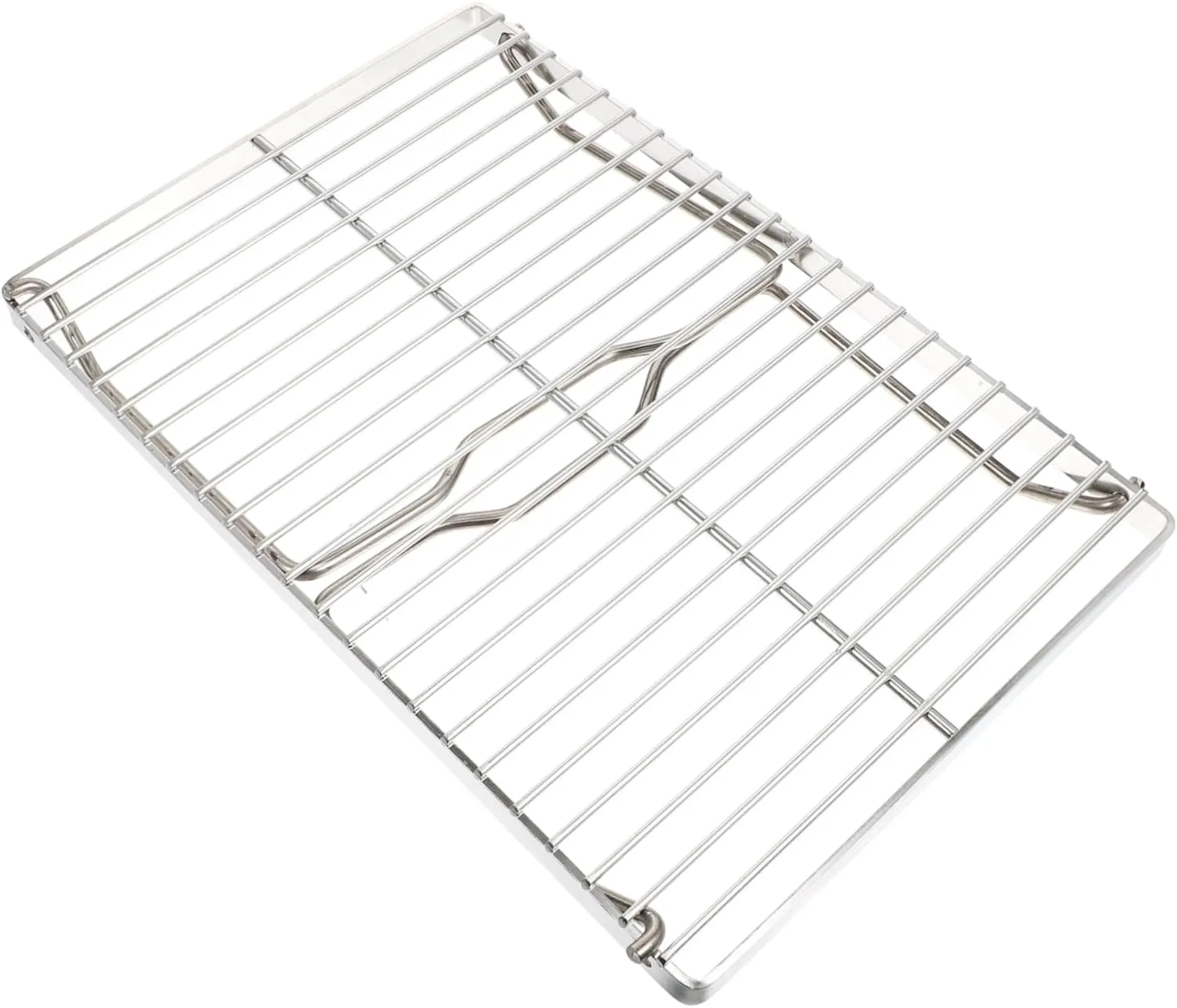 Portable Barbecue Grill Outdoor Grill Double-Sided Camping Supply Folding BBQ Grate