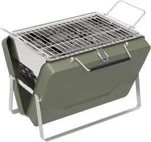 Portable BBQ Grill, Charcoal BBQ Grill Retractable Legs Small Foldable for Travel for Outdoor (S (baking Net Can Not Be Lifted) 22x17x9cm)