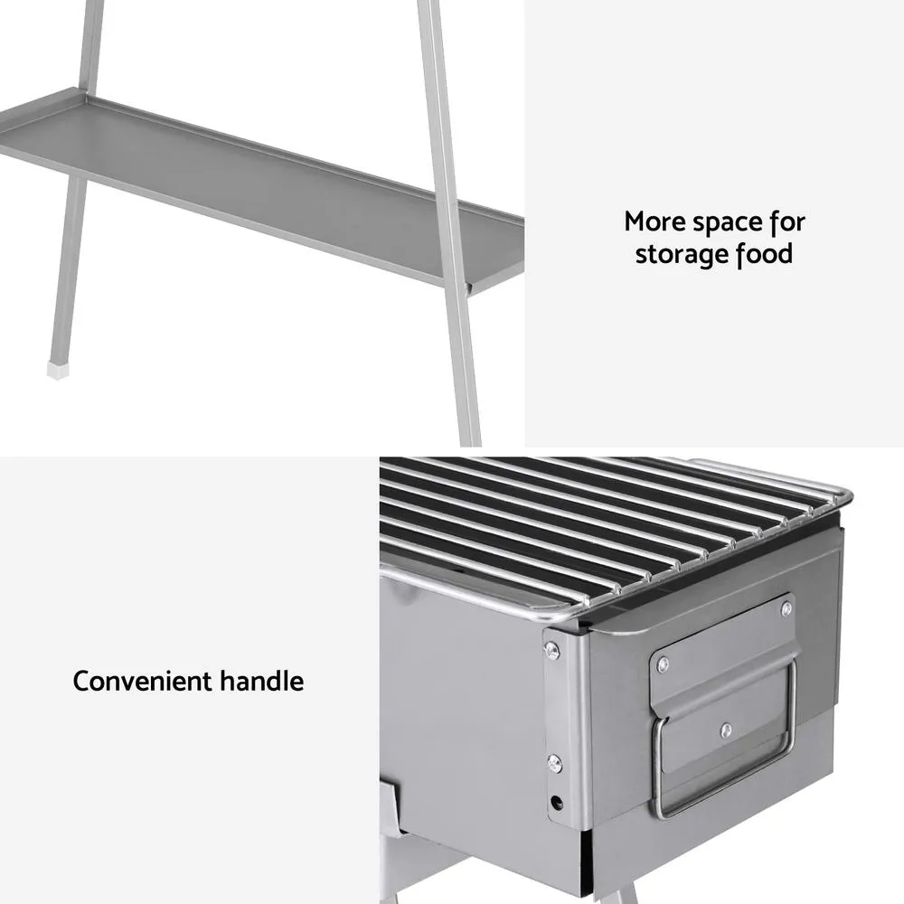 Portable BBQ Grill Hibachi Charcoal Smoker (80cm)