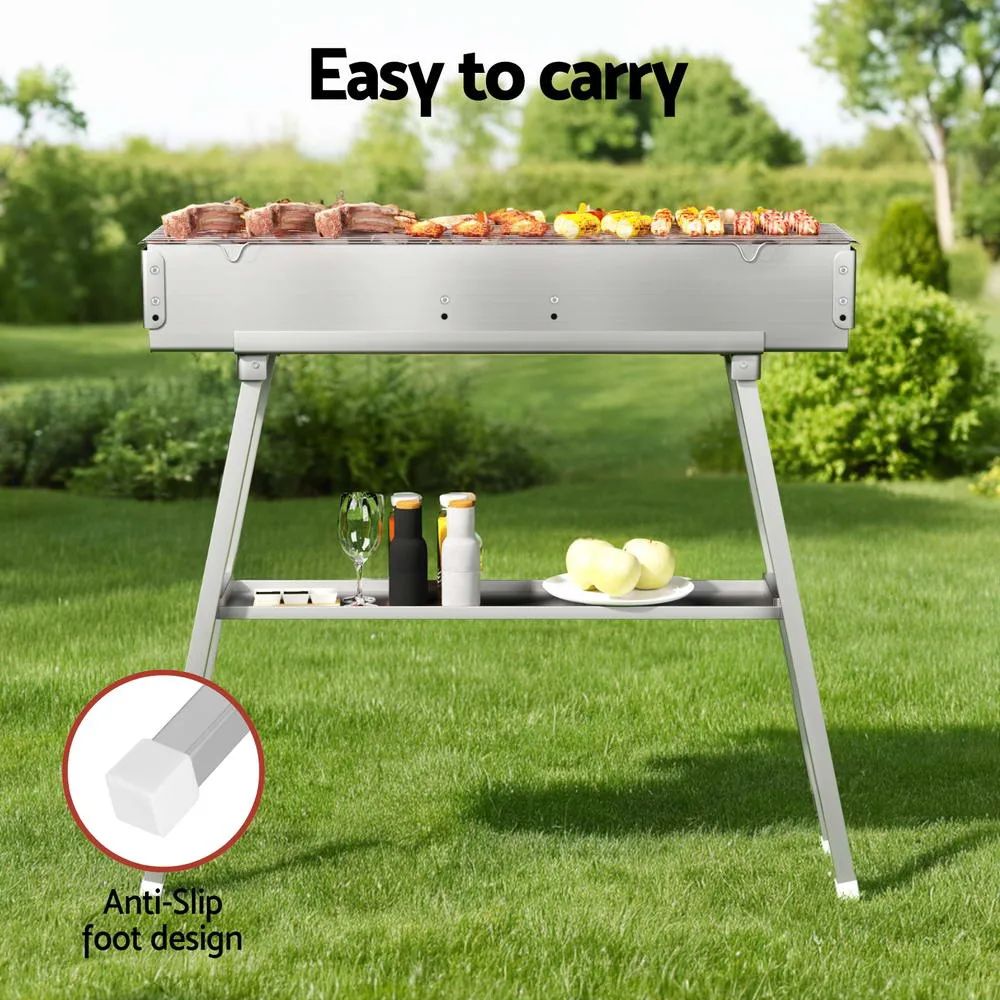 Portable BBQ Grill Hibachi Charcoal Smoker (80cm)