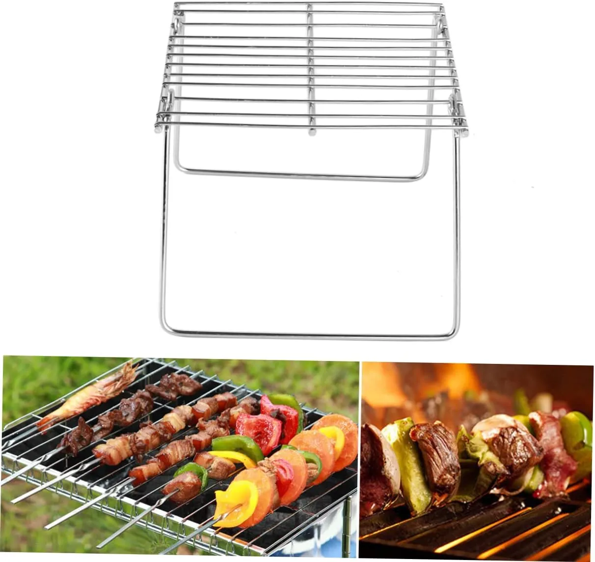 Portable Bbq Grill Stainless Steel Folding Mini Bbq Tools Barbecue Accessories Grill for Park
