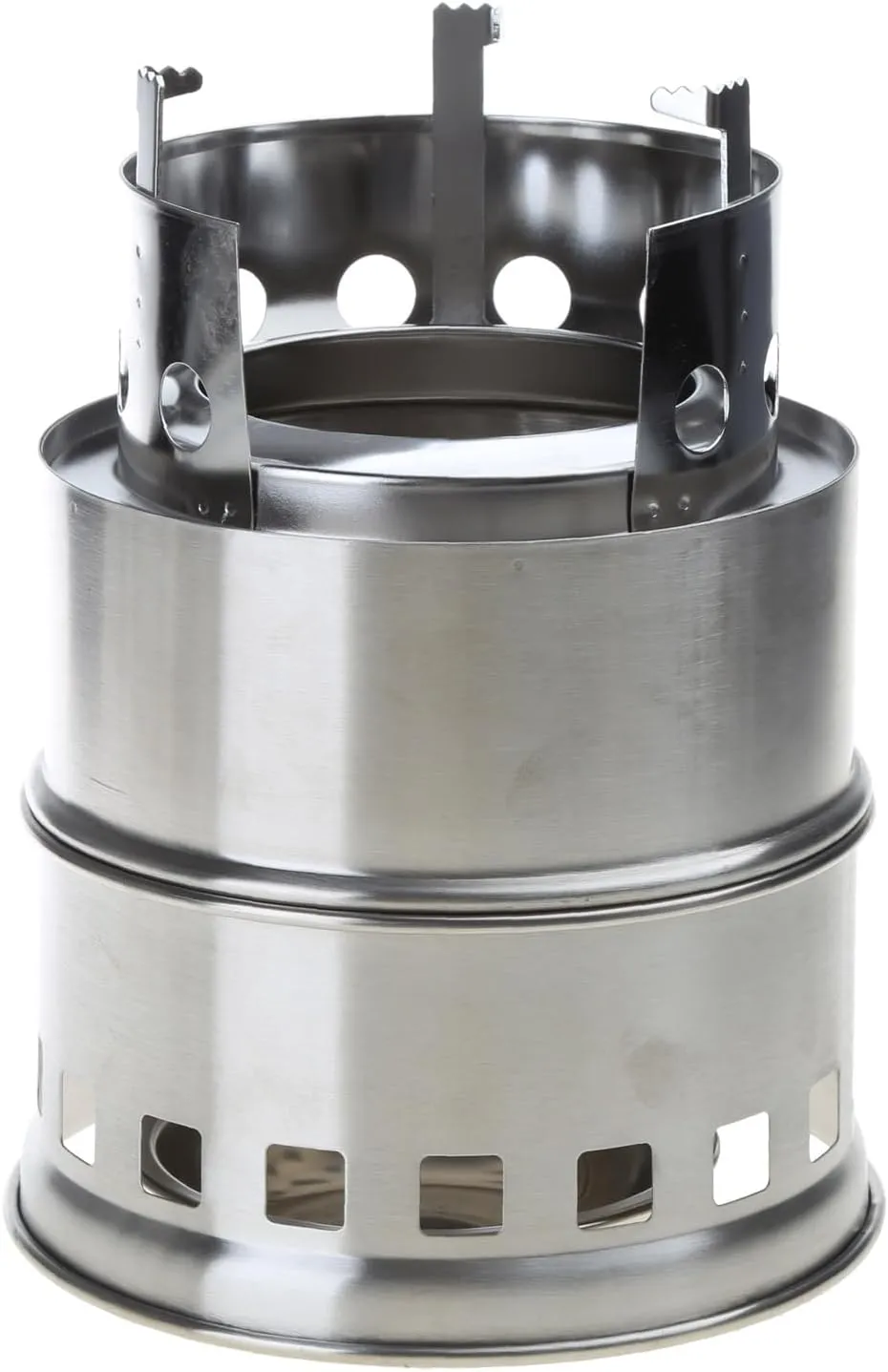 Portable Camp Stove Backpacking Stove Folding Windproof Wood Burnings Stove Stove Stainless Steel Survival Stove