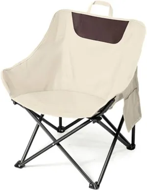 Portable Camping Chair, Ultra Lightweight Folding Picnic Chair, Suitable for Travel, Picnicking, Hiking, Fishing (White,Twin)