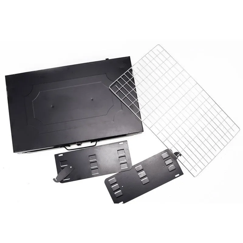 Portable Charcoal Grill Folding Box Grill – Compact Outdoor BBQ Grill