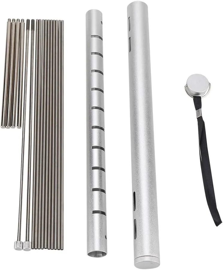 Portable Compact Camping Grill Stainless Steel Folding BBQ Tube for Outdoor Backpackers