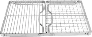 Portable Folding Grill Thickened Stainless Steel Folding BBQ Grill Portable Camping Grate for Outdoor