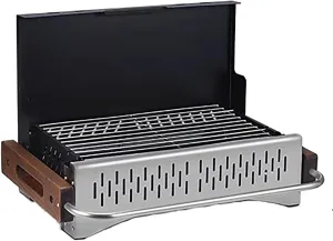 Portable Folding Tabletop Charcoal Grill, Outdoor Cooking Grill, for Outdoor Grilling Cooking Camping Hiking Picnics Tailgating Backpacking Party