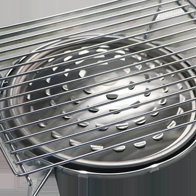 Portable Gas BBQ Stove Rack - Camping Grill Accessory