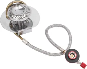 Portable Gas Furnace, Outdoor Mini Camping Stove Furnace Hot Pot Cooker for Travel Picnic, Camping, Hiking, Overnight Trips