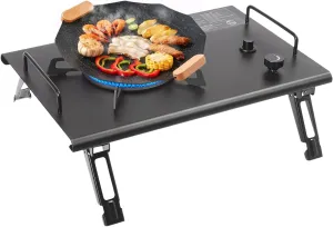 Portable Gas Stove, Electronic Ignition Outdoor Camping Cooking Stove, Portable Propane Stove, Portable Stove, for Backyard Kitchen, Camping Grill, Hiking Cooking, Outdoor Recreation