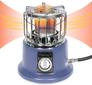 Portable Heater Stove Outdoor Camping Gas Stove Camp Tent Heater for Ice Fishing Hiking Hunting Survival Emergency Patio