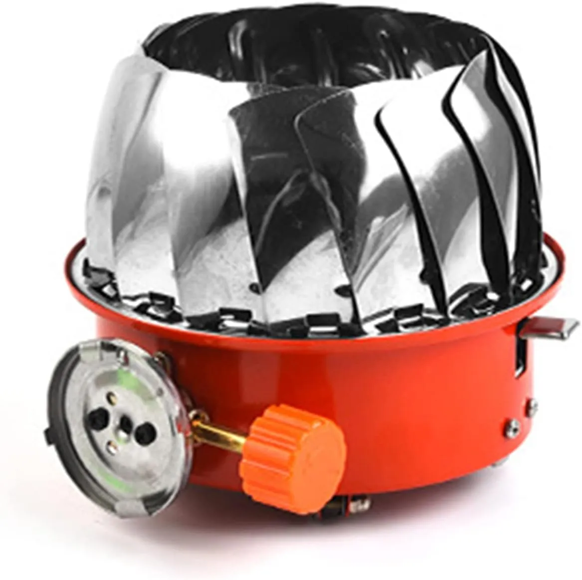 Portable Mini Gas Stove Butane Mini Round Stainless Steel Cookers with Storage Box Piezo Ignition Multifunction Camping Stove Outdoor
