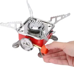 Portable Mini Outdoor Folding Metal Camping Gas Stove Furnace Picnic for Camping Accessory