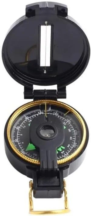 Portable Outdoor Compass, High-Sensitivity Navigation Tool with Clear Dial, Durable Copper Case