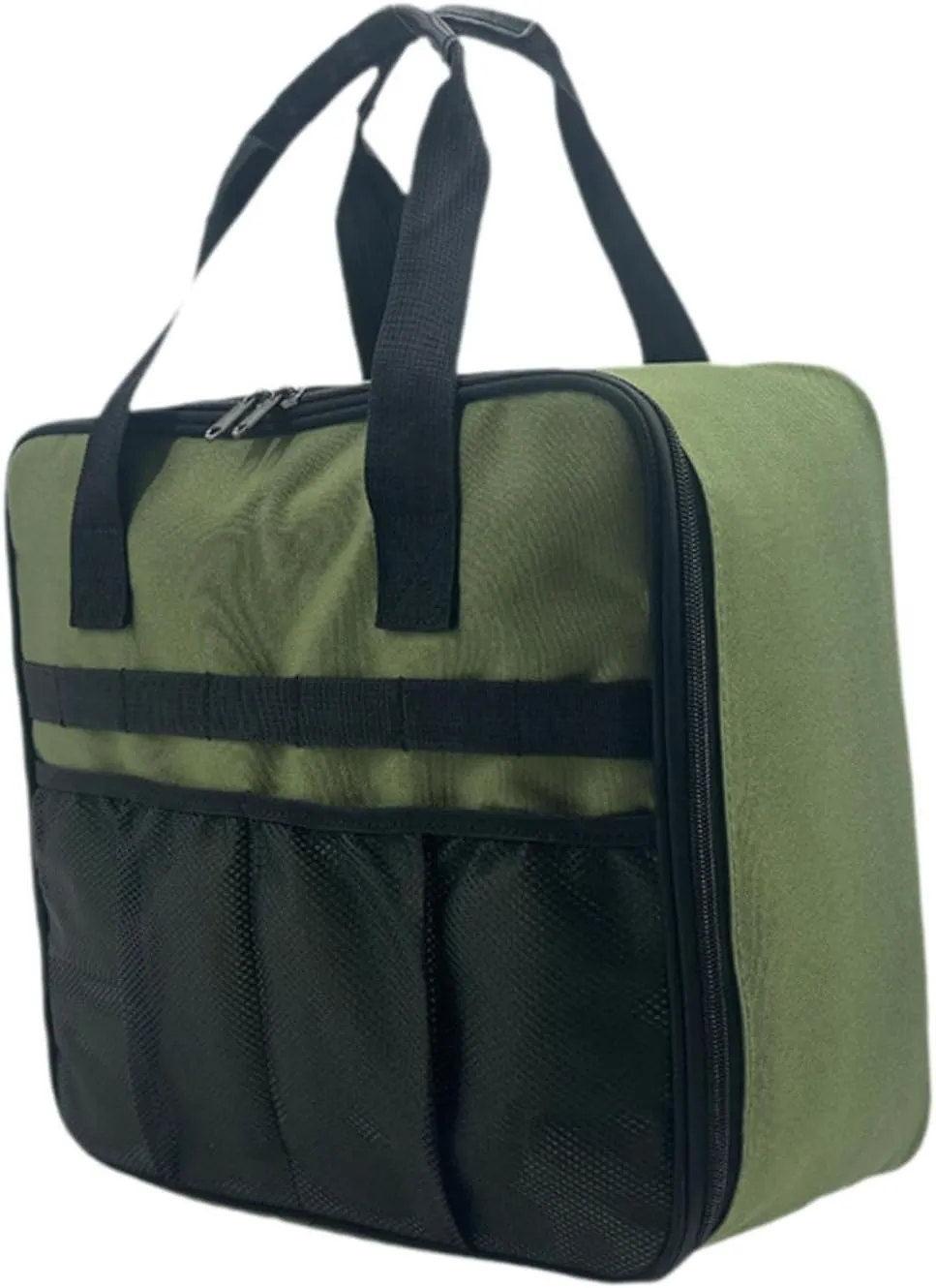 Portable Outdoor Cooking Gear Storage Bag for Camp Stove and Gas Tank, Green