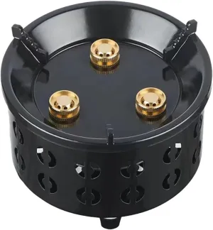 Portable Stove Compatible With Camping Portable Gas Propane and Coal Stove Windproof Compatible With Outdoor Cooking and Picnic Lightweight and Compact