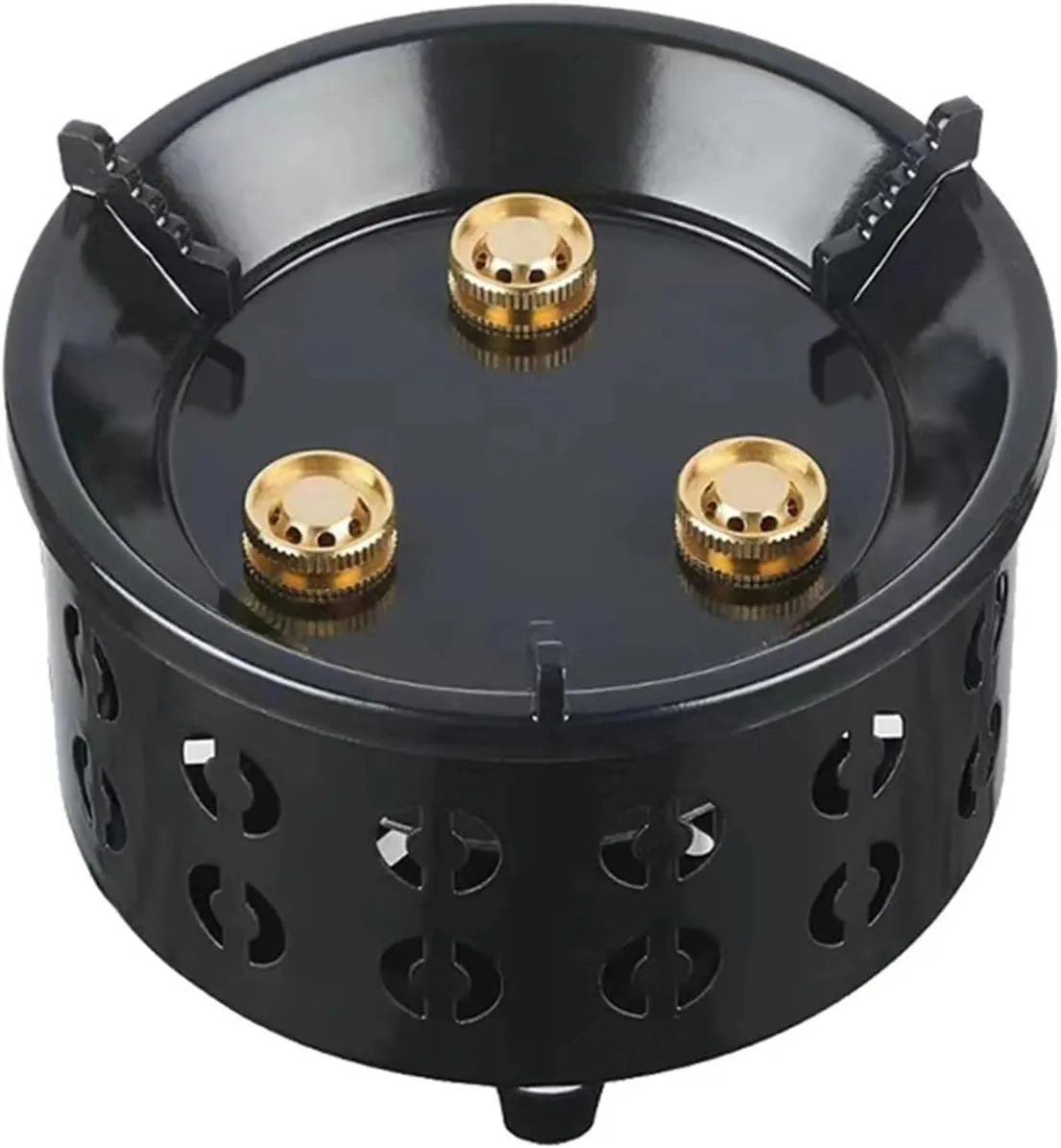 Portable Stove Compatible With Camping Portable Gas Propane and Coal Stove Windproof Compatible With Outdoor Cooking and Picnic Lightweight and Compact