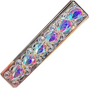 Purely Handmade Diamond-Encrusted high-end Windproof Lighter, Exquisite and high-Value Lighter, Convenient and Portable, Suitable for Indoor and Outdoor use, Ladies' Gift (Silver Purple)(Purple)