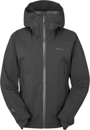 Rab Women's Downpour Light Jacket - Lightweight Waterproof Hooded Coat for Hiking & Trekking