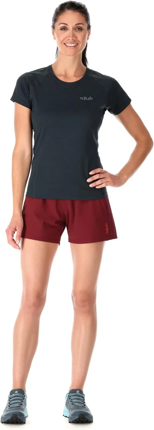 Rab Women's Momentum Shorts - Quick-Drying Lightweight Active Shorts for Hiking, Trekking, & Climbing
