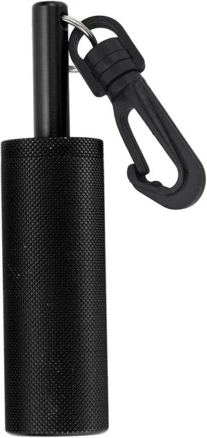 Rattle Stick, Aluminum Alloy Diving Signal Bell Stick with Steel Beads for Underwater Communication, 360 Degree Rotatable Quick Hook, Easy to Carry, Dive Bell for Safety