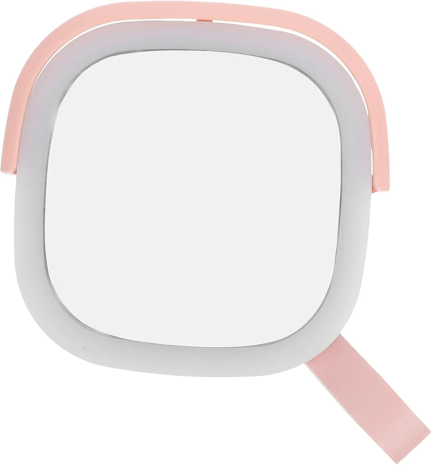 Rechargeable Compact LED Makeup Mirror with Light Portable Handheld Travel Mirror with Night Light Brightness Design Charging Lightweight for Easy Travel