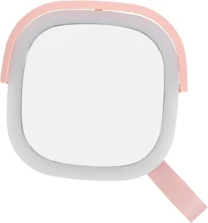 Rechargeable Compact LED Makeup Mirror with Light Portable Handheld Travel Mirror with Night Light Brightness Design Charging Lightweight for Easy Travel
