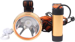 Rechargeable LED Headlamp, Adjustable Beam, USB Charging, Comfortable and Lightweight, Long Battery Life for Camping and Night Fishing