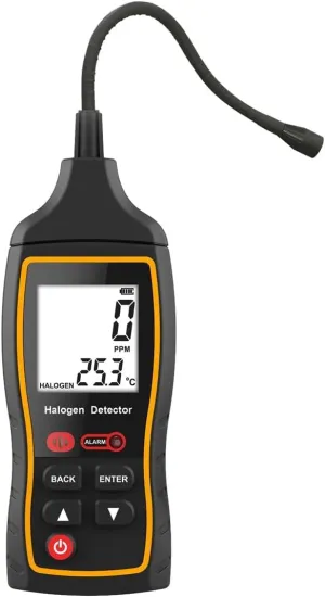 Refrigerant Leak Detector – Advanced HVAC/Auto & Halogen Sniffer with LCD Display, Accurately Detects R22, R32, R134A, Ideal for Professional & Home Use, Fast Response.