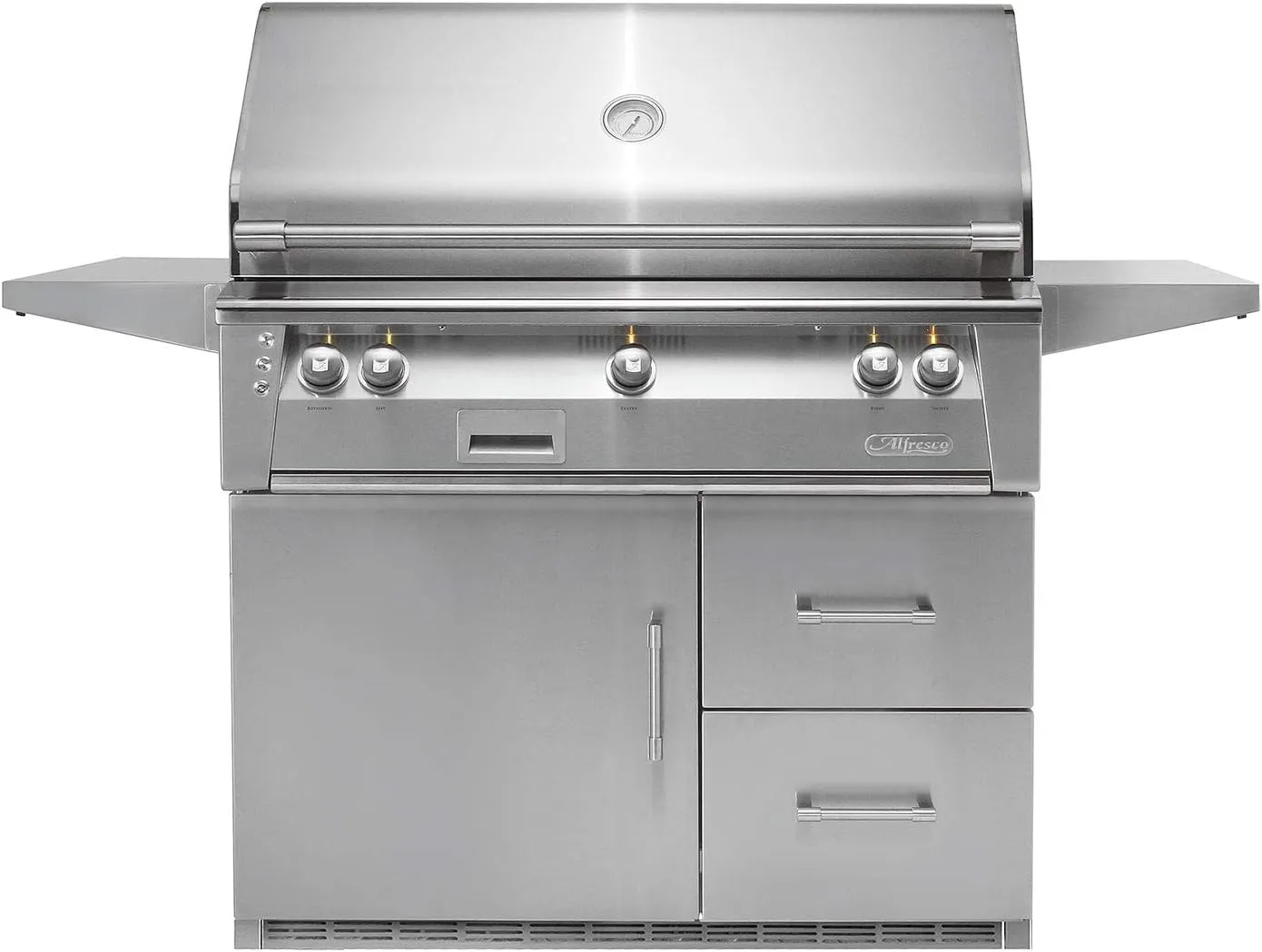 Refrigerated Cart Grill with Rotisserie and Sear Zone (ALXE-42SZRFG-LP), Propane, 42-Inch