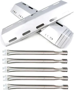Replacement Parts Repair Kit for Ducane 5 Burner 30500701,30500097,30557401, 30557801 Grill (17" Burners Tube  16 7/8" Heat Tent Plate Shield, Burner Cover)
