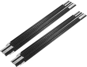 Restokki Replacement Tent Poles, 6 Person Tent Poles, 4.48M Fiberglass Bars Outdoor Support Rods Awning Frames Kit