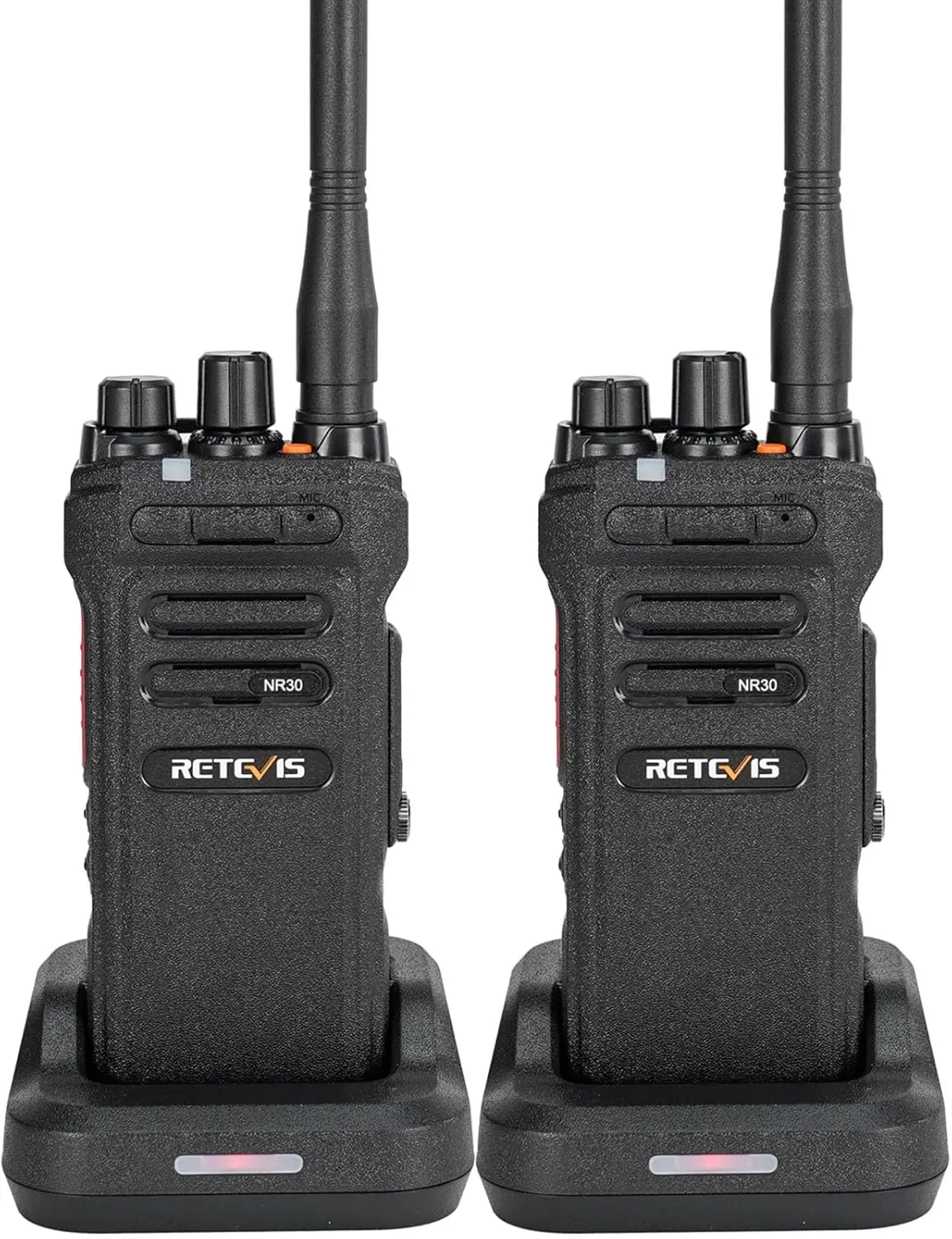 Retevis NR30 Long Range 2 Way Radio,Professional GMRS IP67 Waterproof Walkie Talkies for Adult,2800mAh, Noise Cancelling,Group Call,Heavy Duty Two Way Radios for Survival Mountain Hunting(2 Pack)