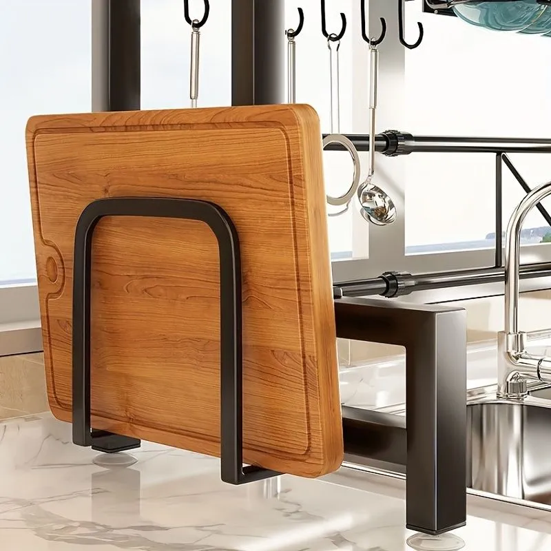 Retractable Kitchen Dish Storage Rack