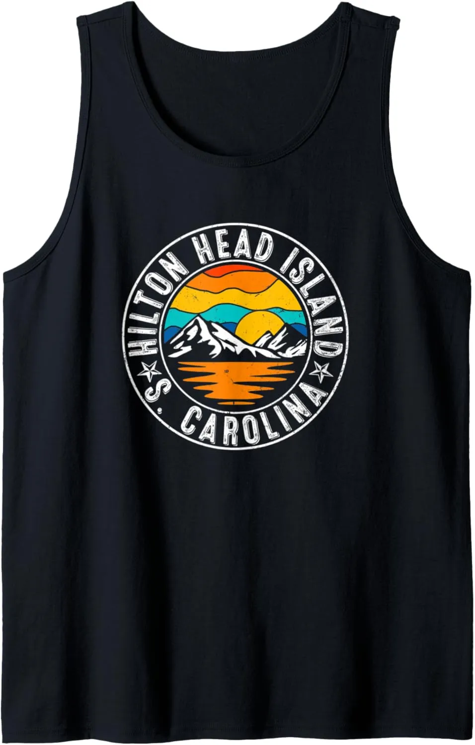 Retro 70s 80s Hilton Head Island South Carolina SC Tank Top