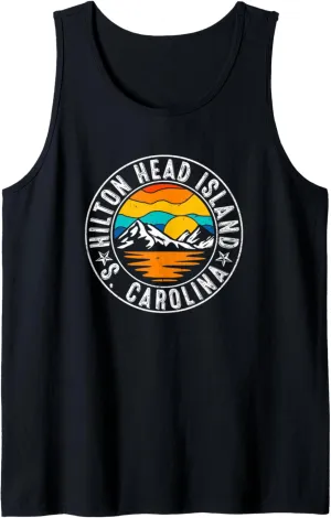 Retro 70s 80s Hilton Head Island South Carolina SC Tank Top