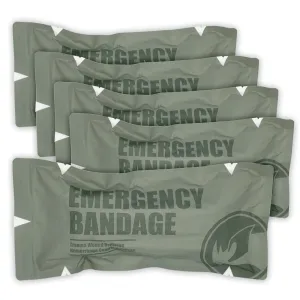 RHINO RESCUE Israeli Style Emergency Bandage 4/6" Tactical Trauma Wound Dressing