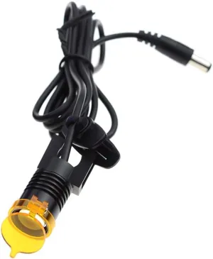 Rigoberto Portable Clip On Headlamp,Headlight, Head Lamp (Only Light and Wire, no Battery Pack)