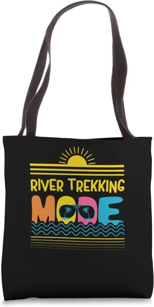 River Trekking Mode River Climbing Adventure Sports Tote Bag