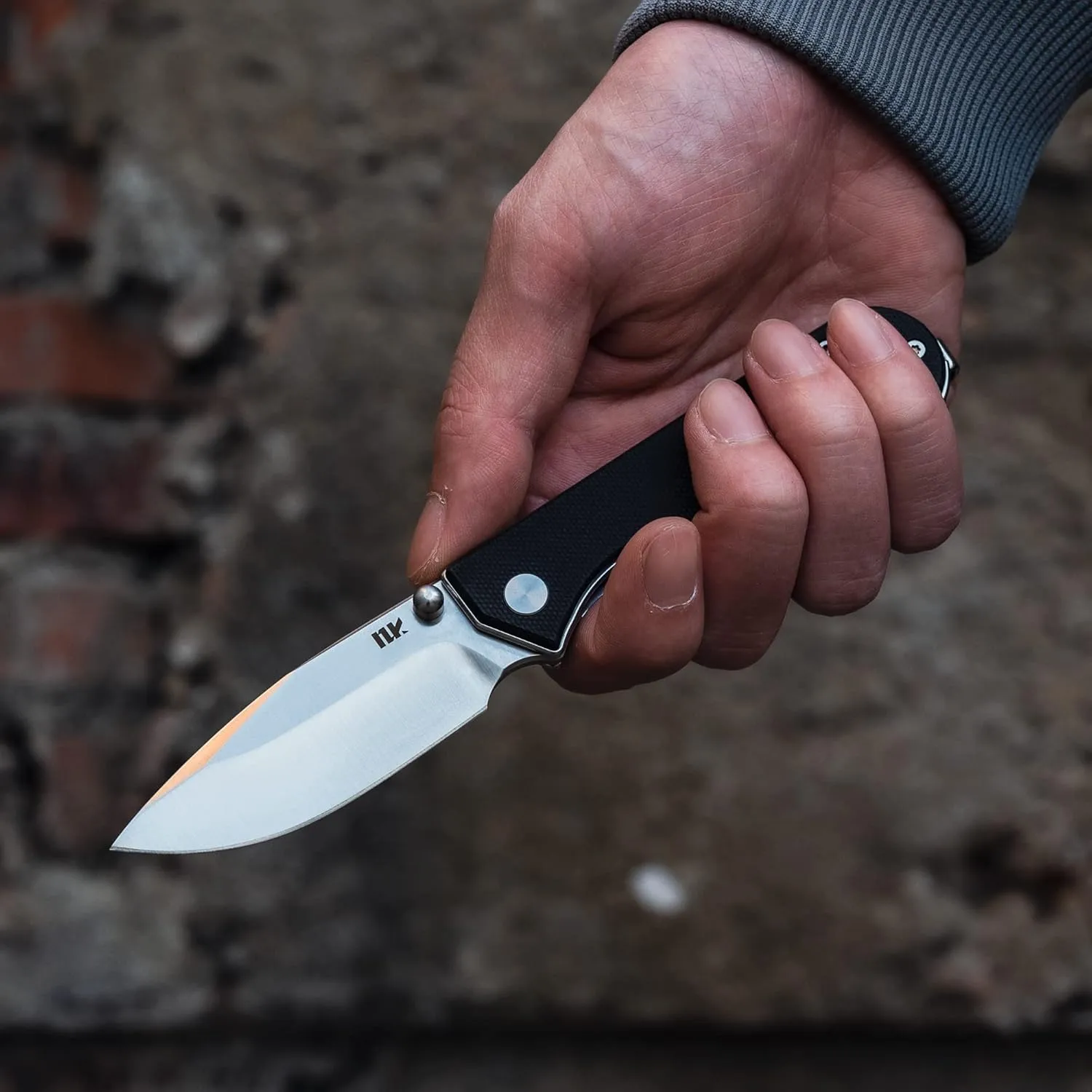 S13 Kumpanter Pocket Folding Knife, Multifunctional 3-Inch D2 Blade and G10 EDC Pocket Knives with Pocket Clip for Camping, Hiking, and Everyday Use