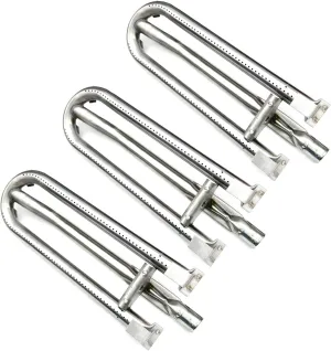 S1B171 (3-Pack) 19 1/8” Stainless Steel Burner Replacement Parts for DCS 27DBQR, DCS 30 BGB30-BQR, DCS 36 BGA36-BQARN, DCS 48 BGA48-BQRL, Brinkmann Charmglow 810-8905-S 810-8907-S