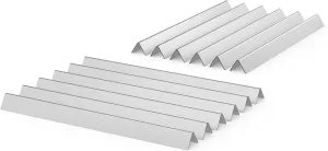 SafBbcue 67670 18.1" Flavorizer Bars Replacement Parts for Summit 600 Series Grills Summit E/S-650/640/660/670 Gas Grill Parts,12PCS 16GA Stainless Steel Flavor Bars Replace for Weber 67671