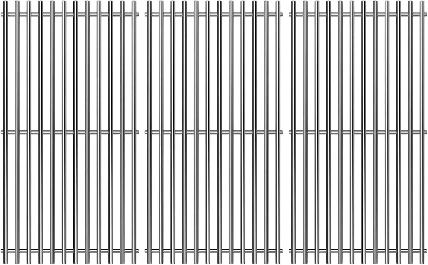 SafBbcue Grill Grates for Brinkmann 810-2410-S, 810-3660-S, 810-2411-F, 810-2511-F, 810-2411-S, 810-7490-F, 810-8410-C, 810-4557-0, 810-9415-W Grill Replacement Parts, Charmglow 810-8410-F, 810-7310-F