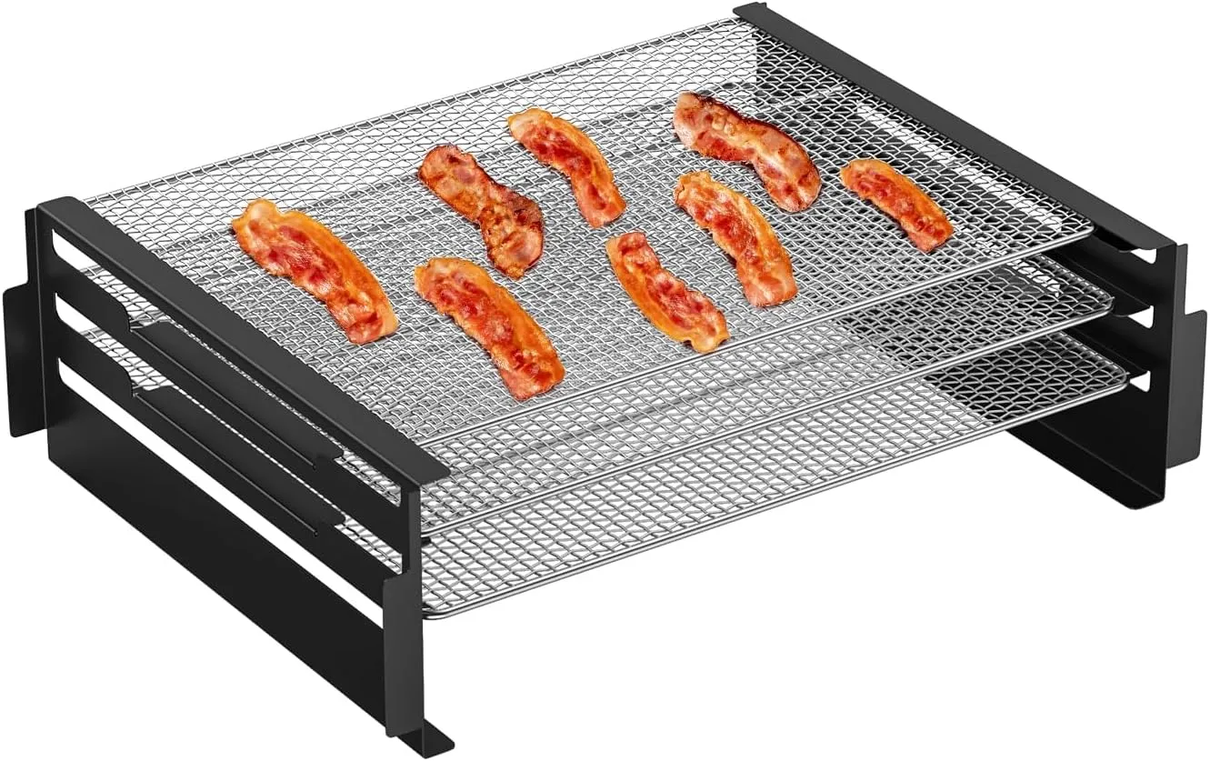 SafBbcue Jerky Grill Racks for Camp Chef Pellet Grill Replacement Parts SmokePro LUX 36, PG36LUX, SmokePro LUX 36, Smoke Pro SGX 36 Pellet Smoker Grills Jerky Smoking Racks Smoking Beef Jerky