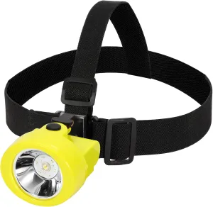 Safety Mining Lamp White Light Rechargeable Headlamp Miners LED Coon Hunting Lights Waterproof & Explosion-Proof Camping Lights Hard Hat for Night Running Fishing