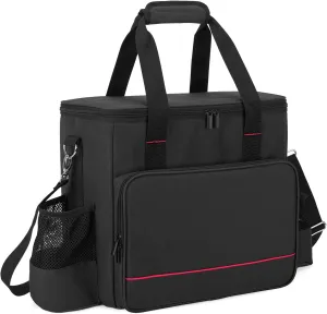 samdew Portable Heater Carry Bag Compatible with Mr. Heater MH9BX, Buddy Propane Heater Carrying Case with Pockets and Handles, Black, Bag Only
