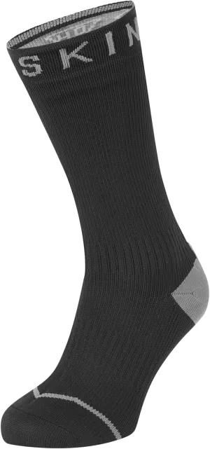 SEALSKINZ Women's Briston Waterproof All Weather Mid Length Sock with Hydrostop